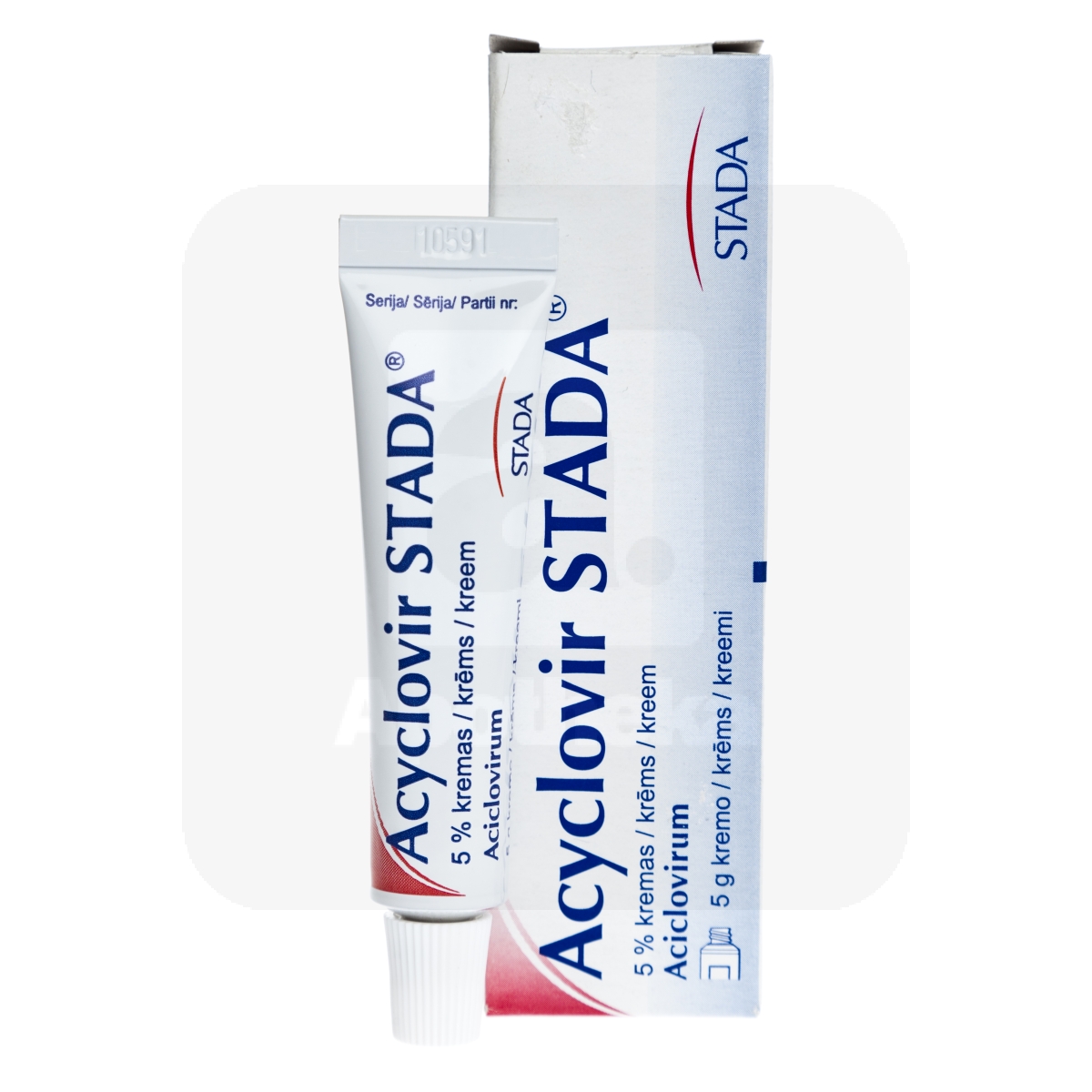 ACYCLOVIR STADA KREEM 50MG/G 5G - Изображение товара
