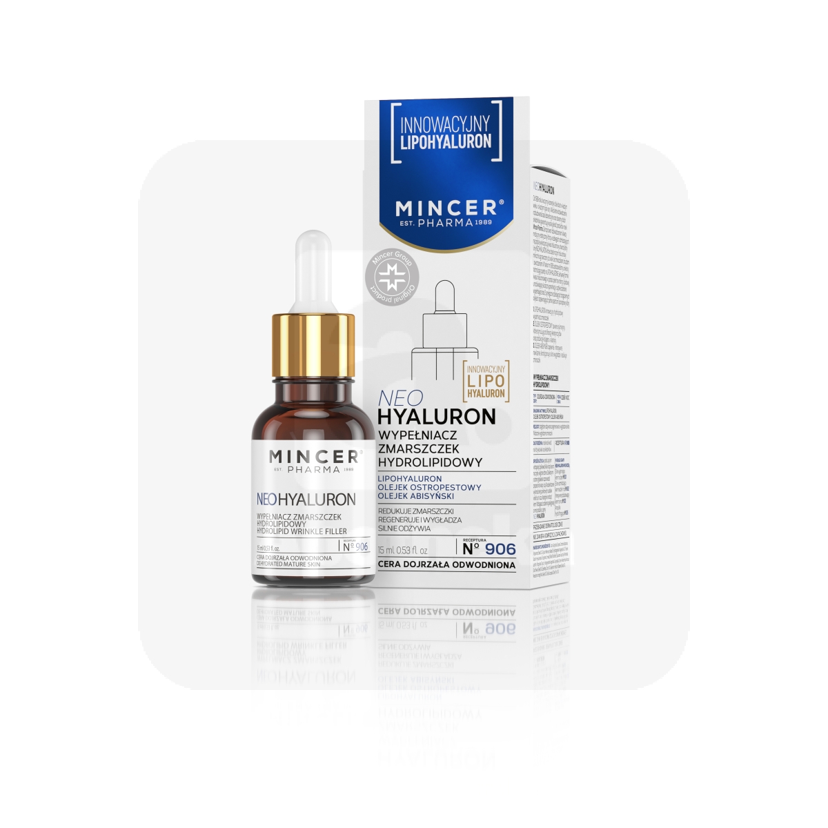 MINCER PHARMA NEO HYALURON SEERUM KORTSE TÄITEV 15ML