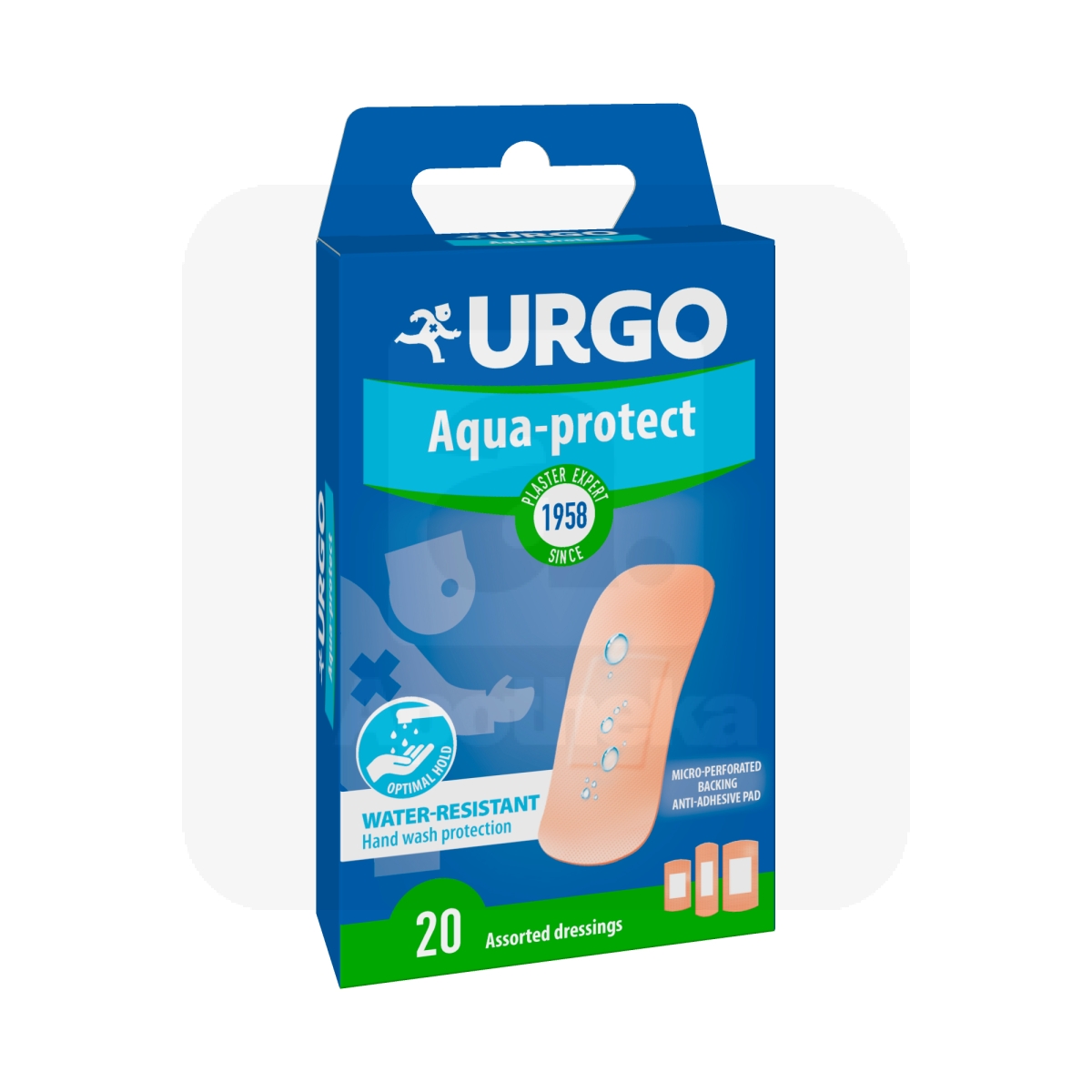 URGO PLAASTER AQUA-PROTECT N20 (3 SUURUST) - Изображение товара