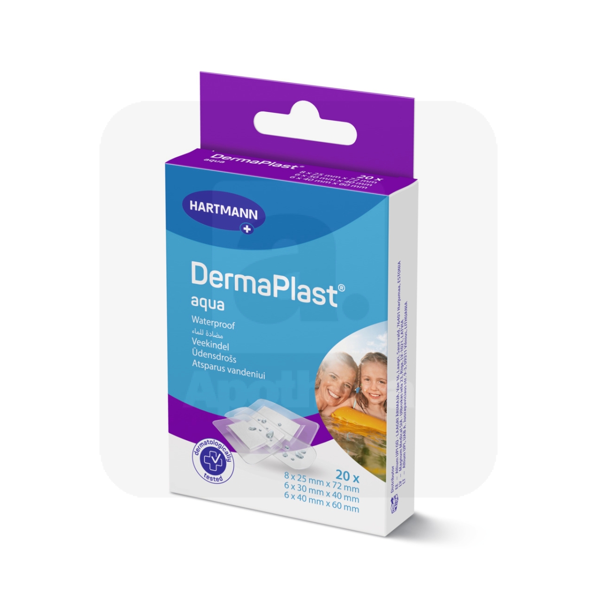 DERMAPLAST PLAASTRID AQUA LÄBIPAISTVAD N20 /535520/ - Изображение товара
