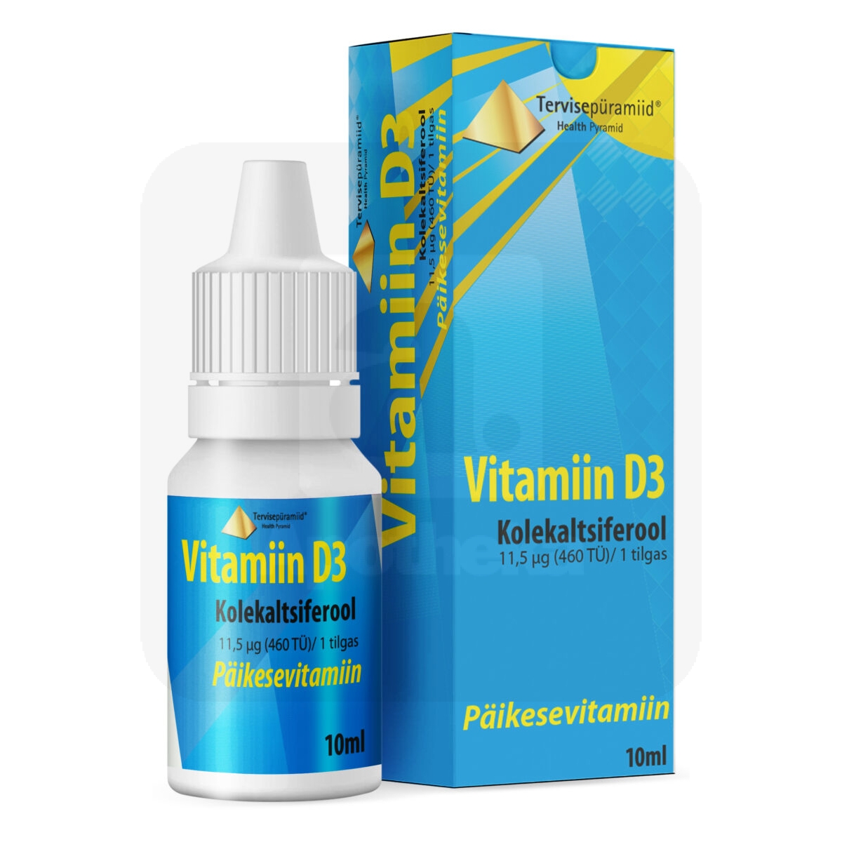 TERVISEPÜRAMIID VIT. D3 TILGAD 11,5MCG/TILGAS 10ML - Изображение товара