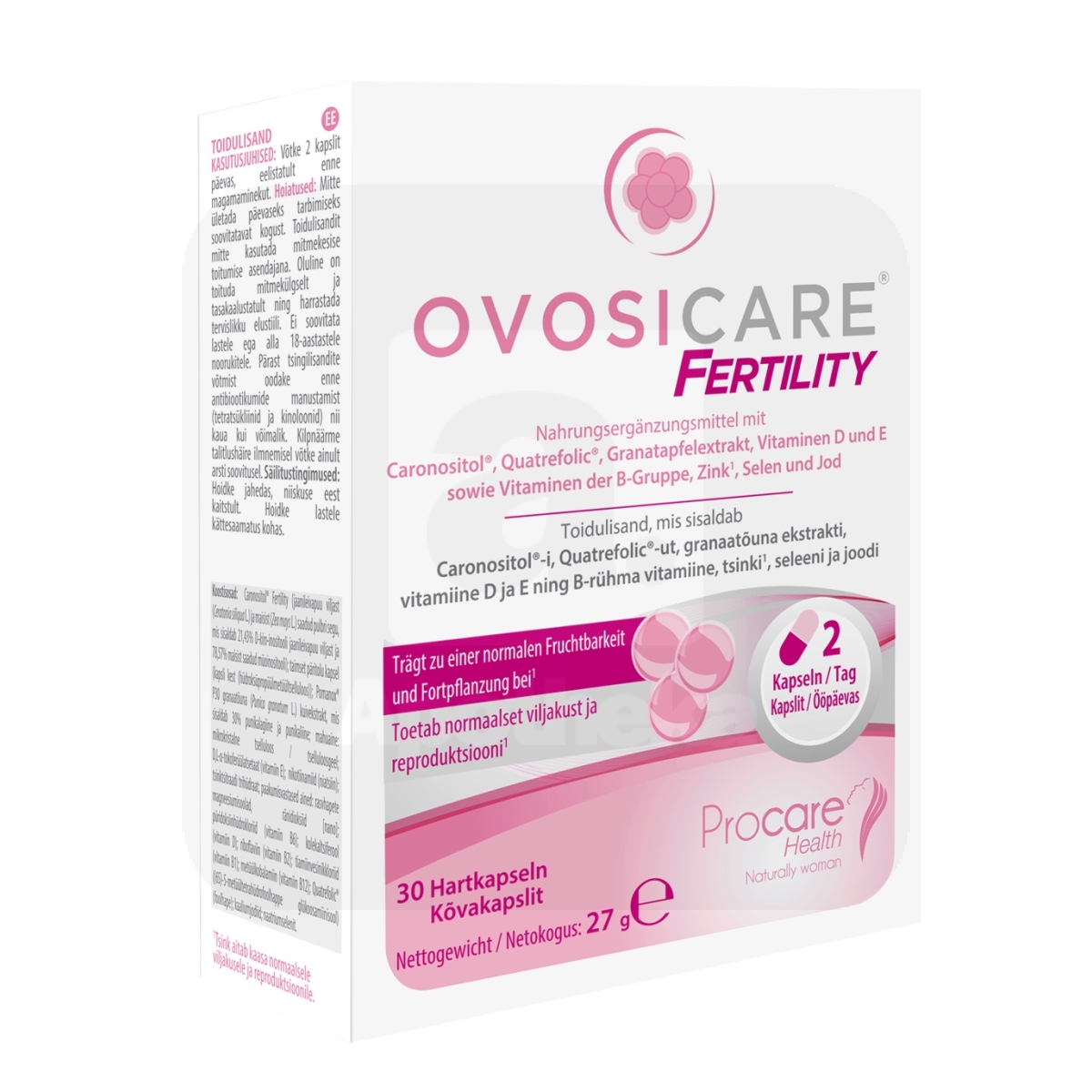 OVOSICARE FERTILITY KAPSLID N30 - Изображение товара