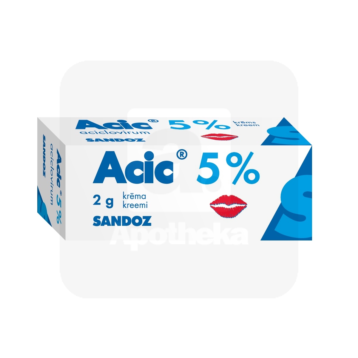 ACIC 5% KREEM 50MG/G 2G - Изображение товара