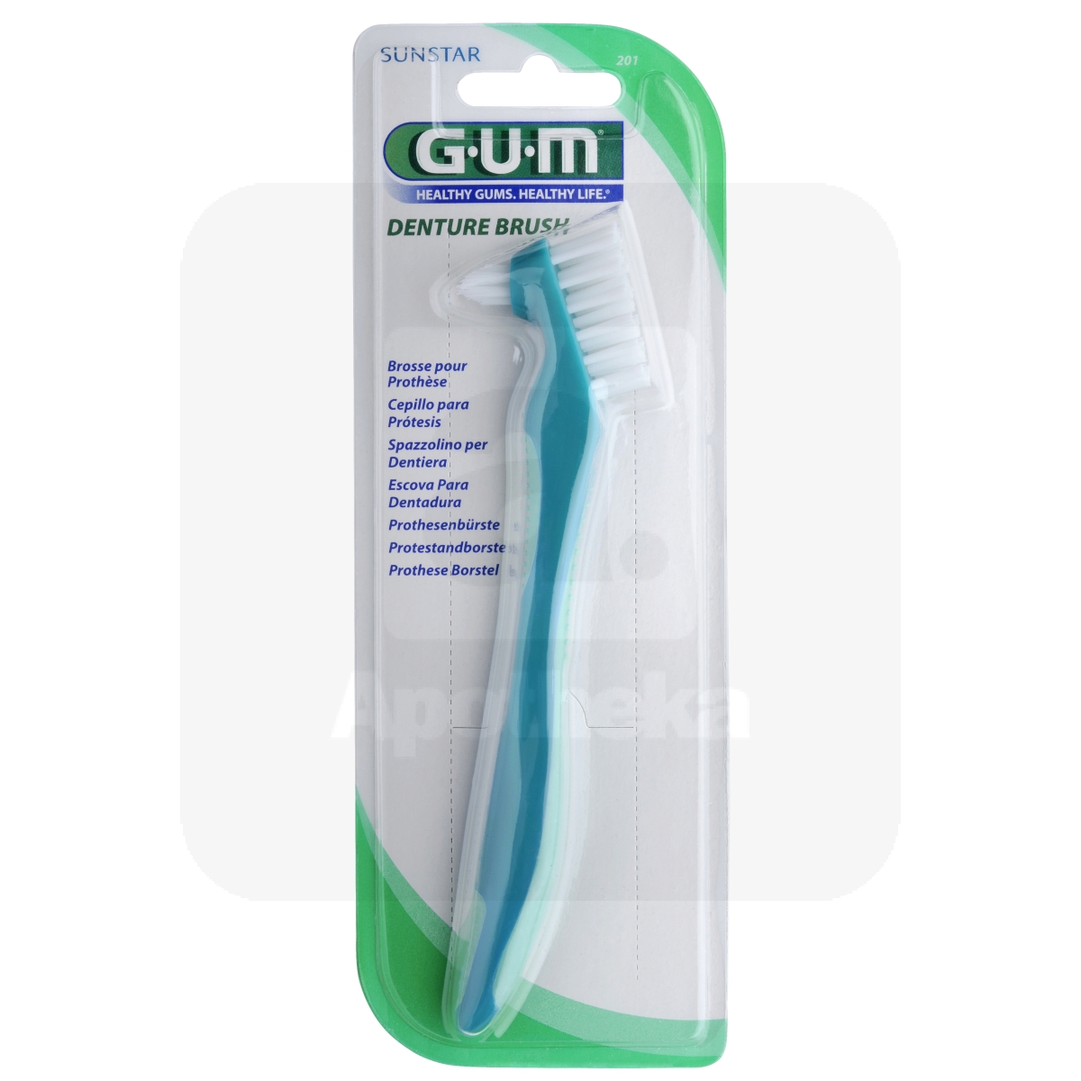 GUM  DENTURE ЩЕТКА ДЛЯ ПРОТЕЗОВ /201/