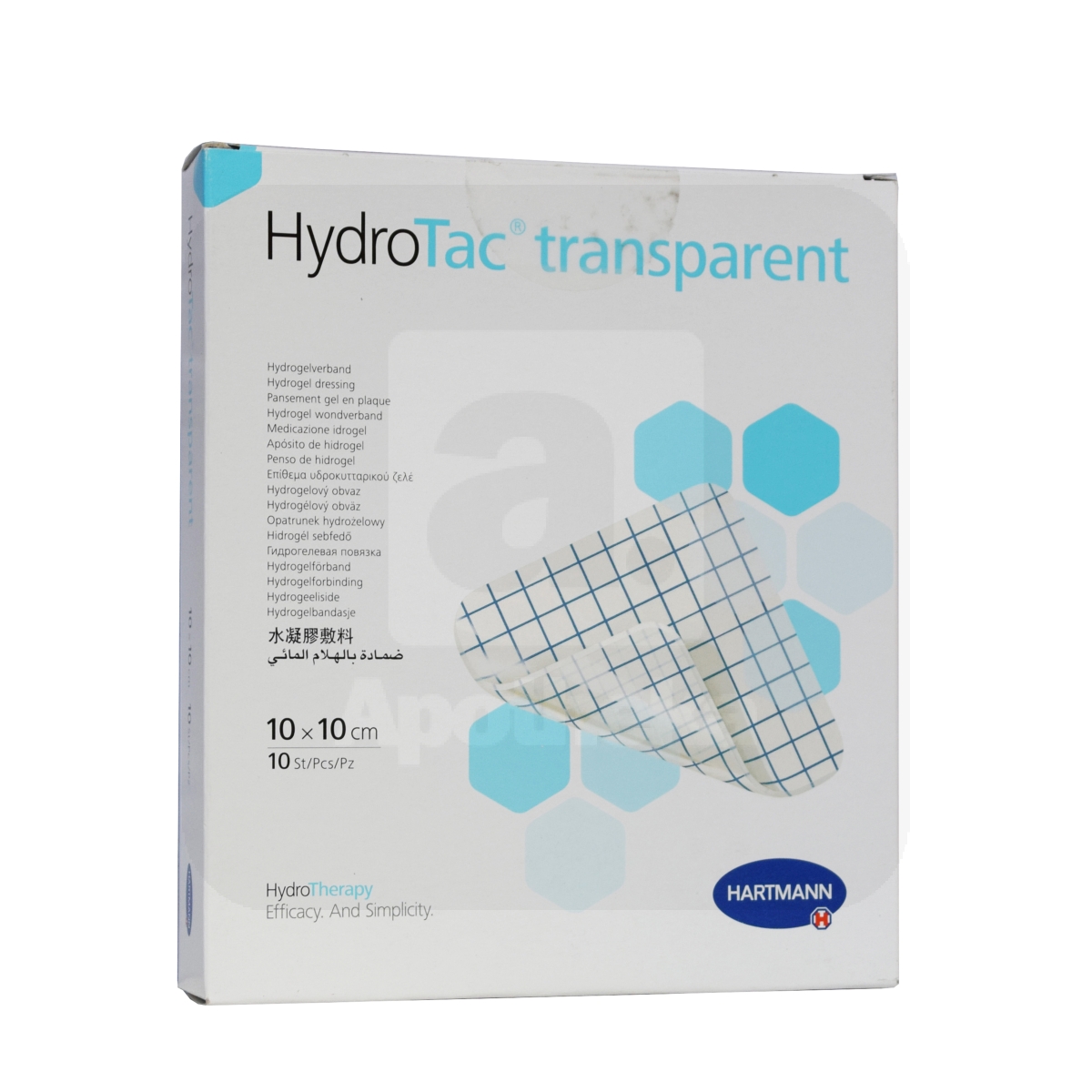 HYDROTAC TRANSPARENT HAAVASIDE 10X10CM N10 /685906/ - Изображение товара