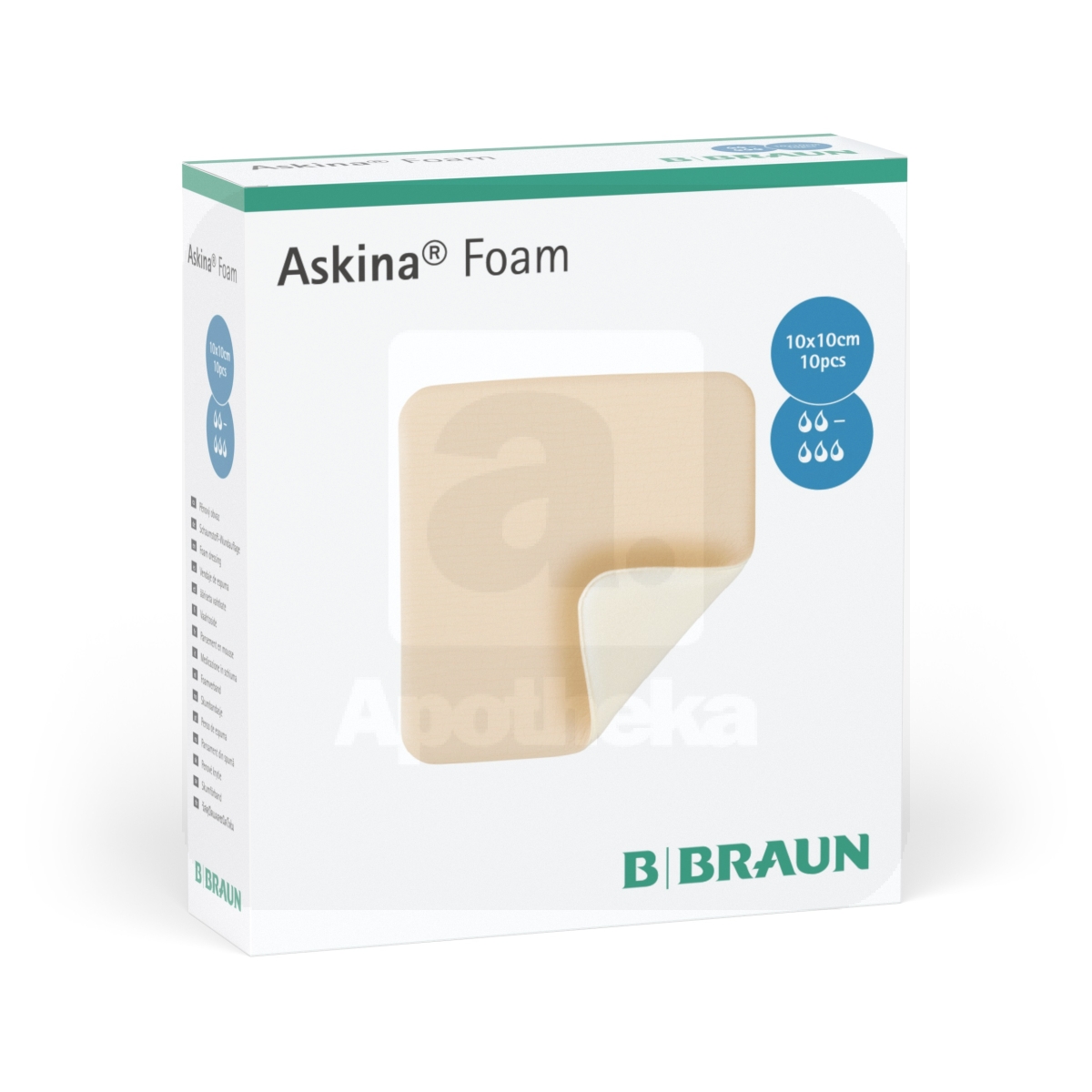 ASKINA FOAM HAAVASIDE 10X10CM N10 - Изображение товара