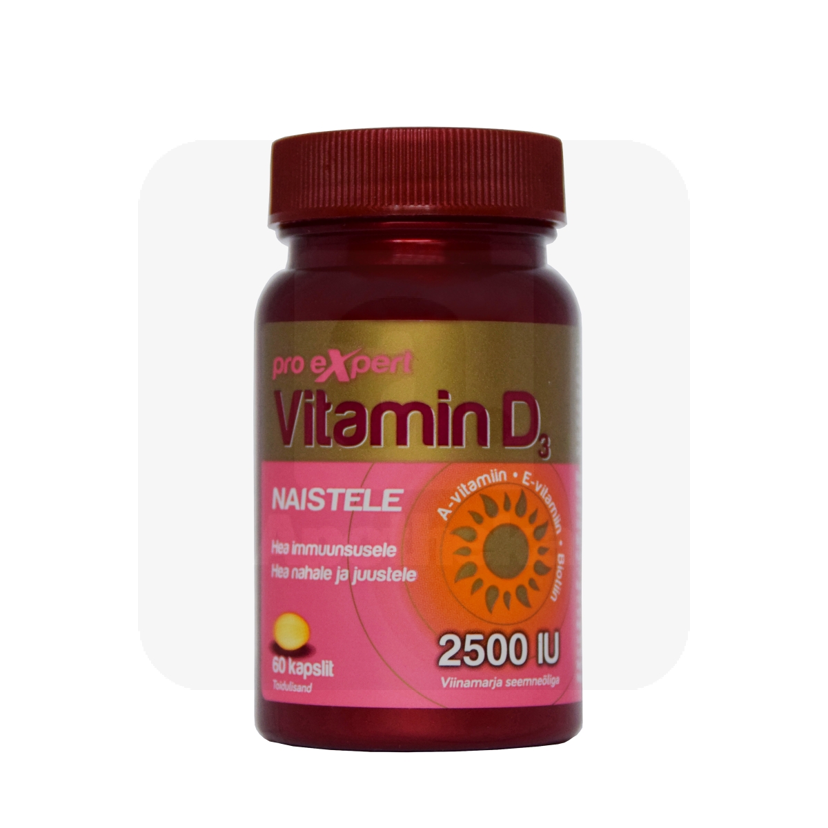 VITAMIN D3 PRO EXPERT 2500IU NAISTELE KAPSLID N60 - Изображение товара