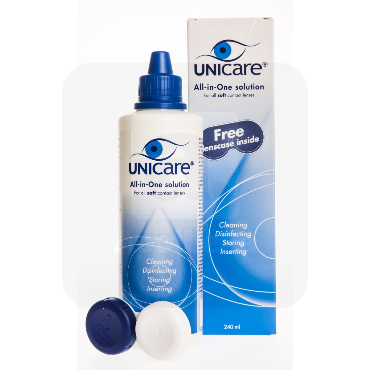 UNICARE ALL IN ONE 240ML (KONTAKTLÄÄTSEDE DES.LAHUS) - Изображение товара