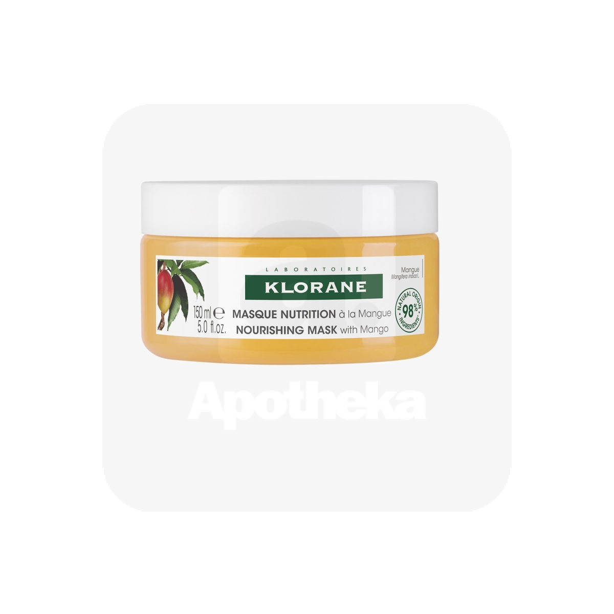 KLORANE JUUKSEMASK MANGOVÕI 150ML - Изображение товара