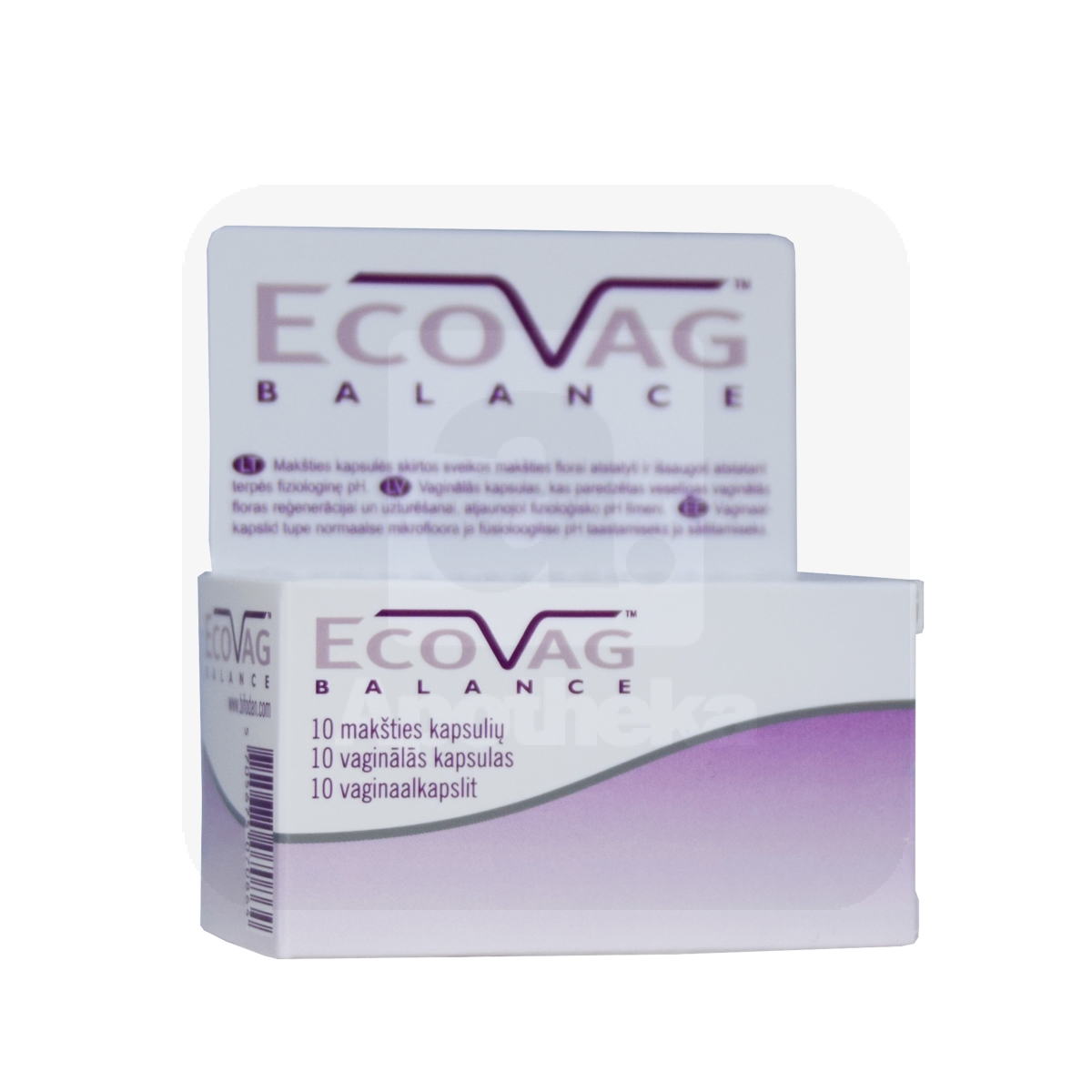 ECOVAG BALANCE VAGINAL CAPS N10
