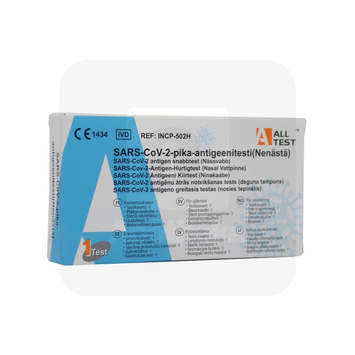 ANTIGEENI KIIRTEST COVID-19 ALLTEST ISE TESTIMISEKS N1 - Изображение товара