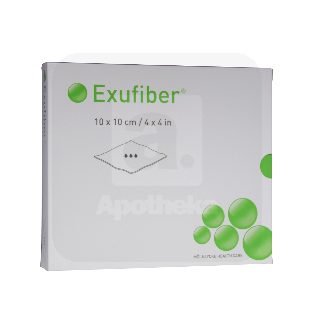 EXUFIBER 10X10CM N10 STER GEELISTUVATE KIUDUDEGA HAAVASIDE - Изображение товара
