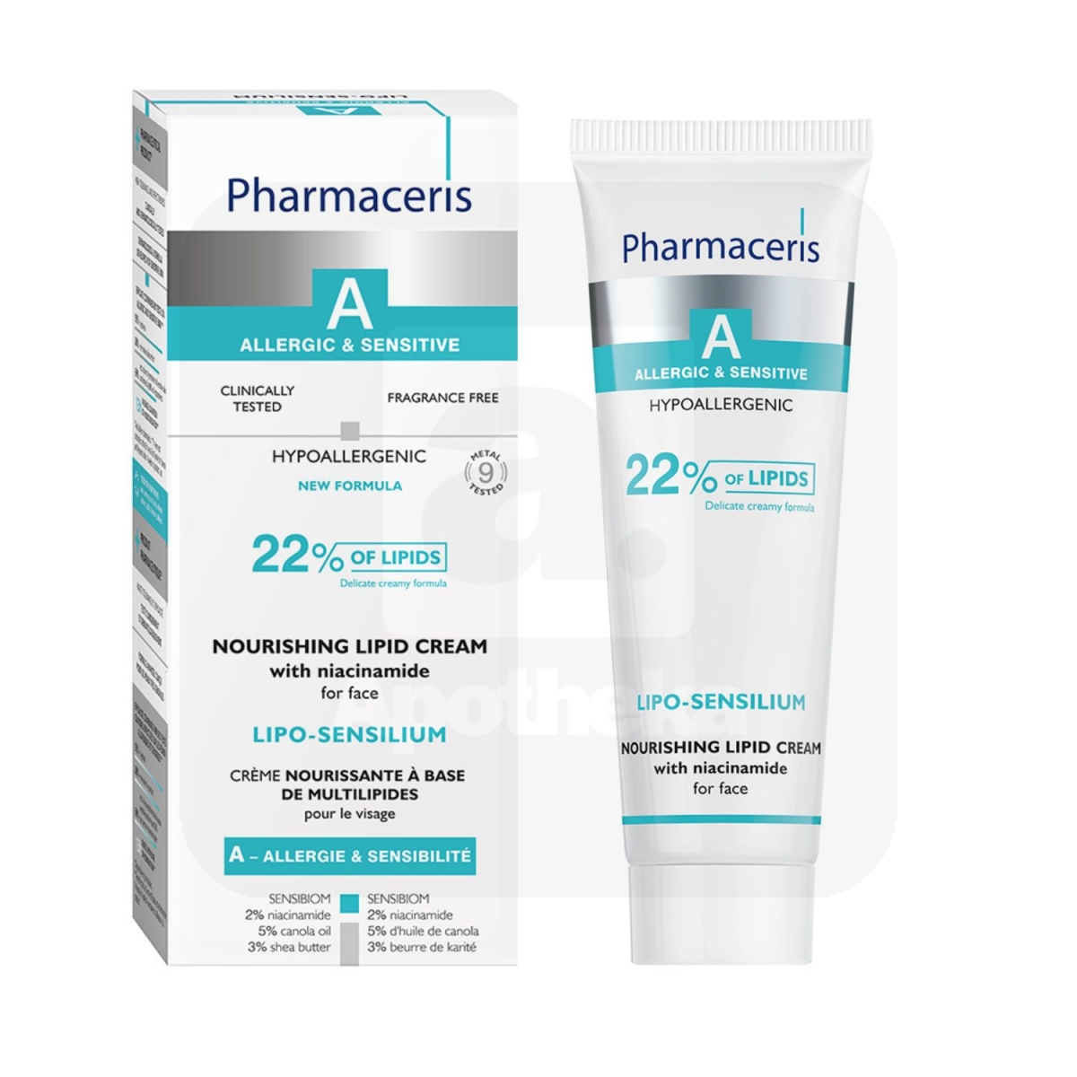 PHARMACERIS A LIPO-SENSILIUM NÄOKREEM TOITEV 50ML UUS - Изображение товара