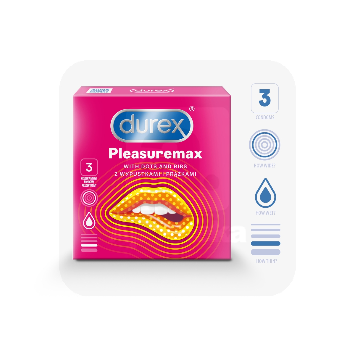 DUREX KONDOOMID PLEASUREMAX N3 - Изображение товара