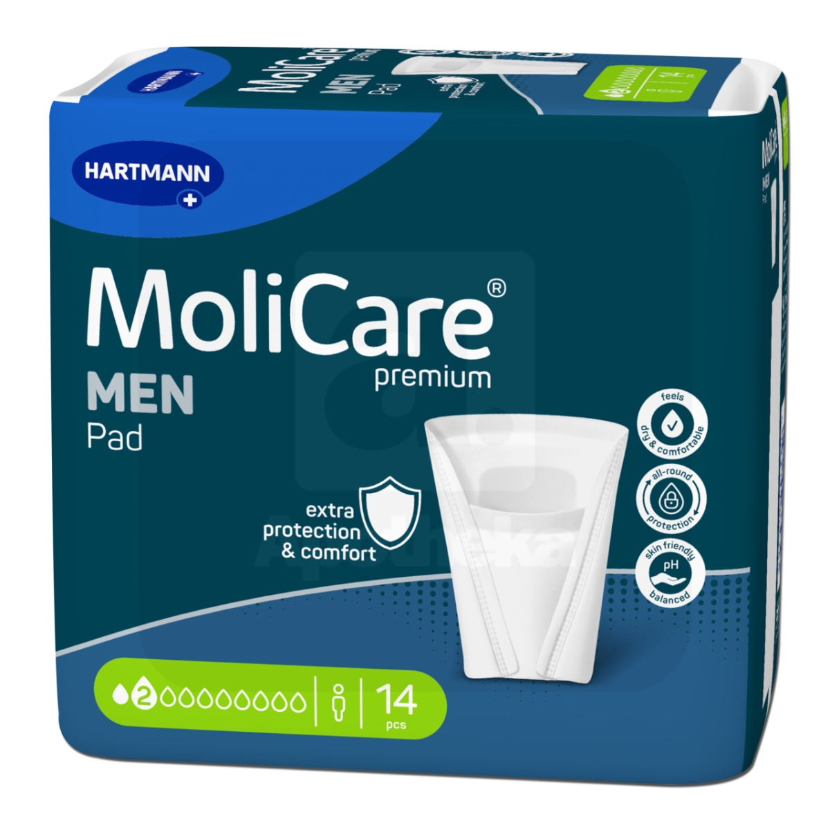 MOLICARE PAD MEN 2 TILKA N14/168067/ UUS PAKEND - Изображение товара