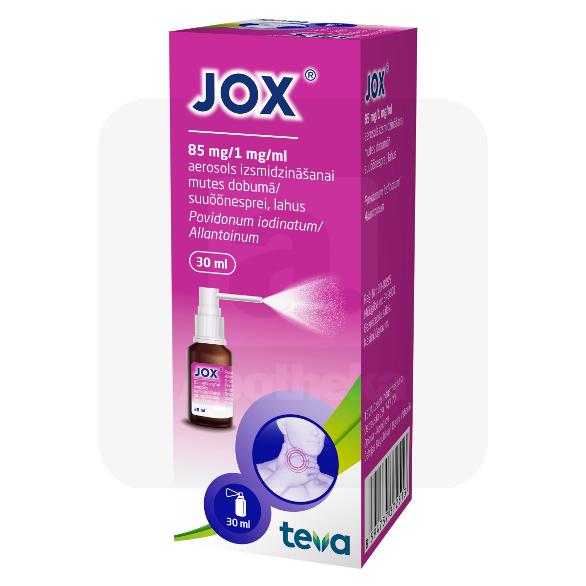 JOX SUUÕÕNESPREI 8,5%+0,1% 30ML - Изображение товара