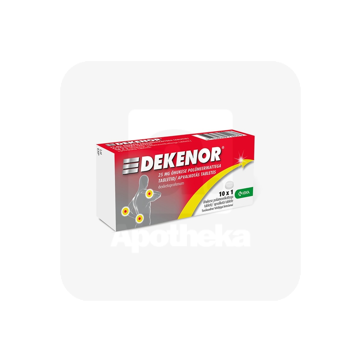 DEKENOR KATTEGA TBL 25MG N10 - Изображение товара