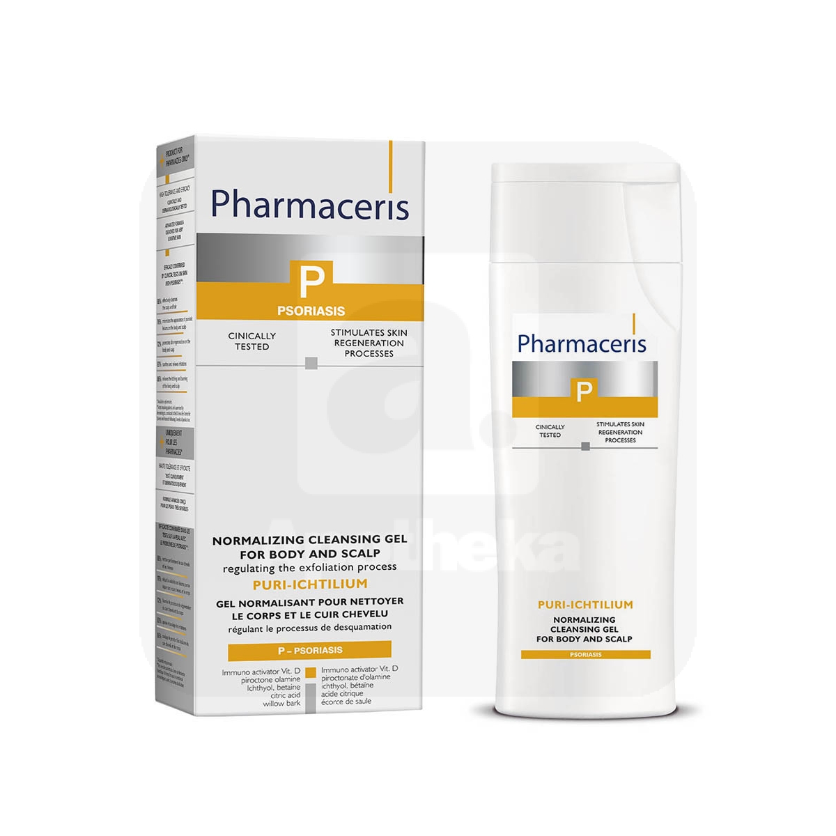 PHARMACERIS P PURI-ICHTILIUM PUHASTUSGEEL RAHUSTAV 250ML - Изображение товара