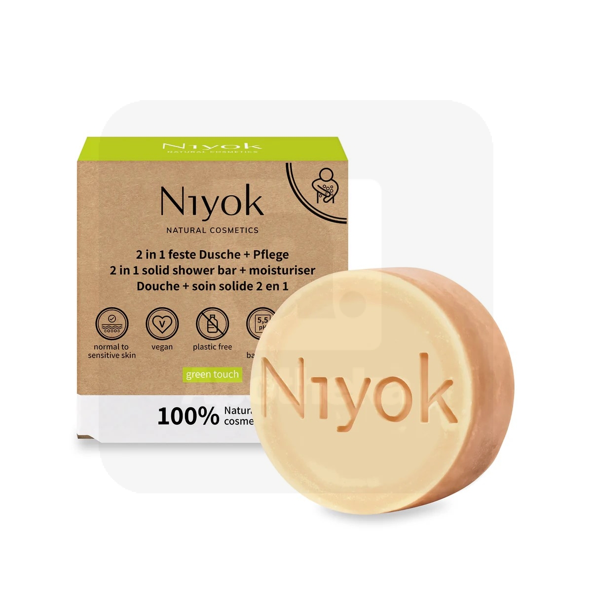 NIYOK TAHKE DUSHIGEEL+NIISUTAJA GREEN TOUCH 80G - Изображение товара