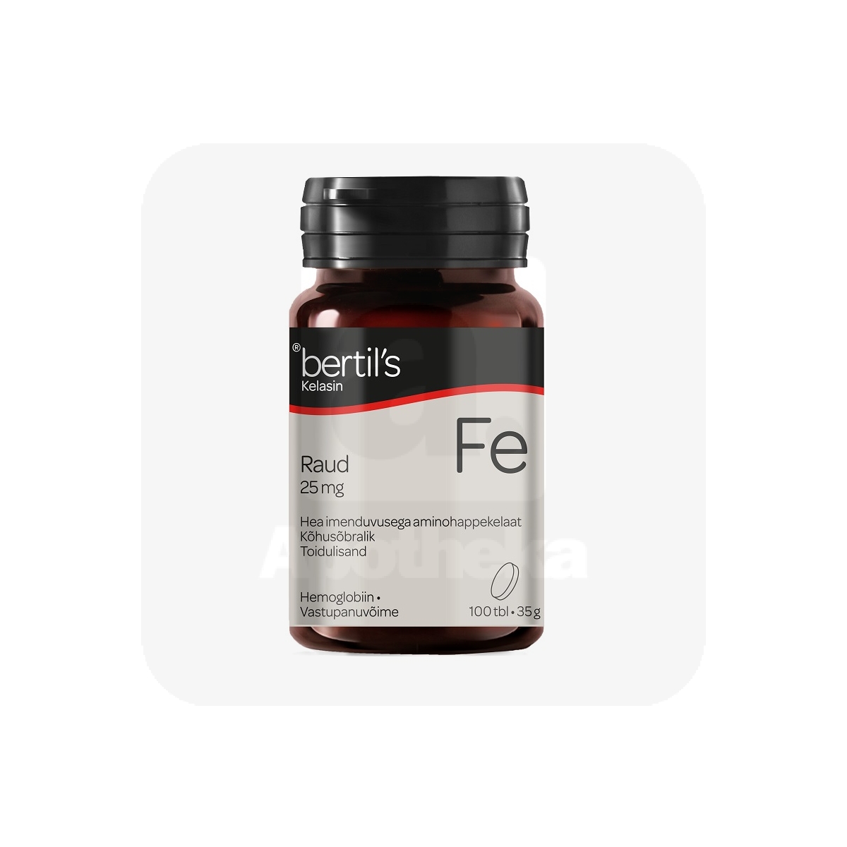 BERTILS KELASIN RAUD TBL 25MG N100 - Изображение товара