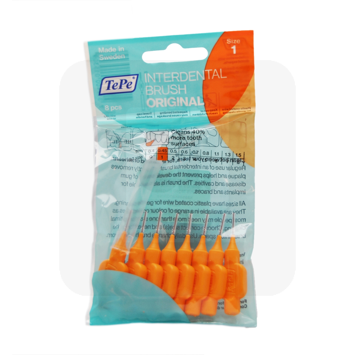 TEPE INTERDENTAALHARJAD NR.1 (0,45MM) N8 - Изображение товара