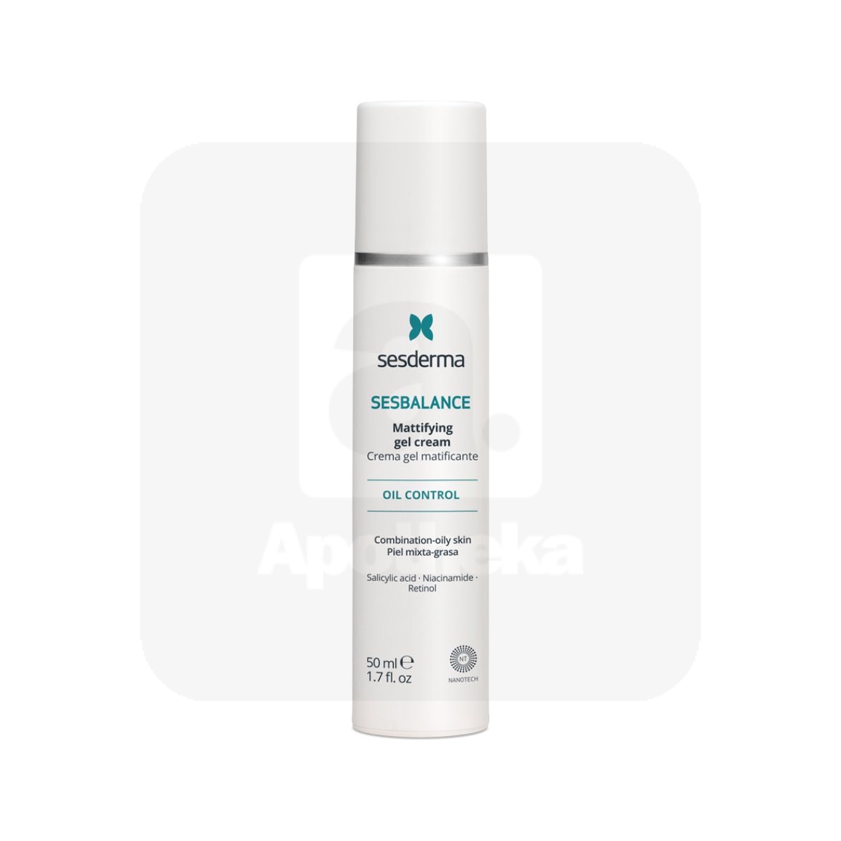 SESDERMA SESBALANCE NAHKA MATISTAV GEELKREEM 50ML - Изображение товара