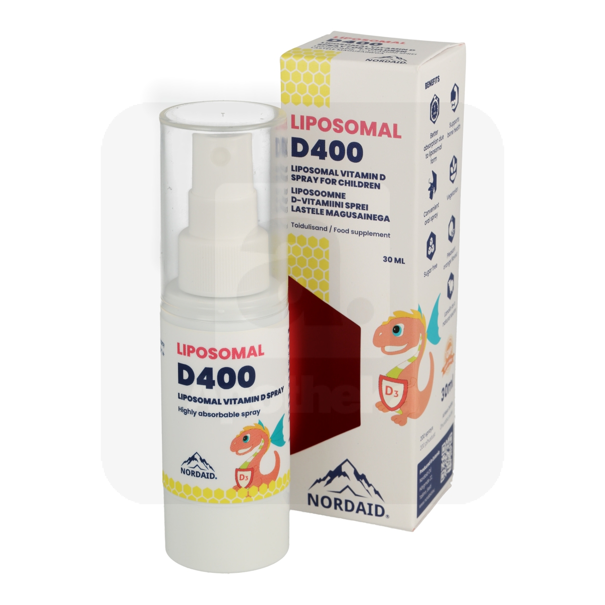 NORDAID LASTE VITAMIIN LIPOSOOMNE D400 SPREI 30ML UUS - Изображение товара