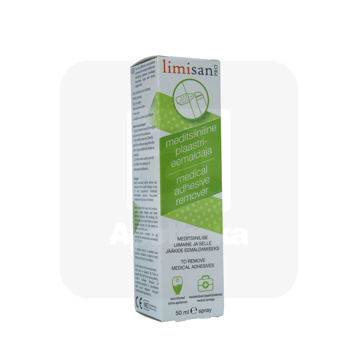 LIMISAN VALUTU PLAASTRIEEMALDAJA SPREI 50ML - Изображение товара