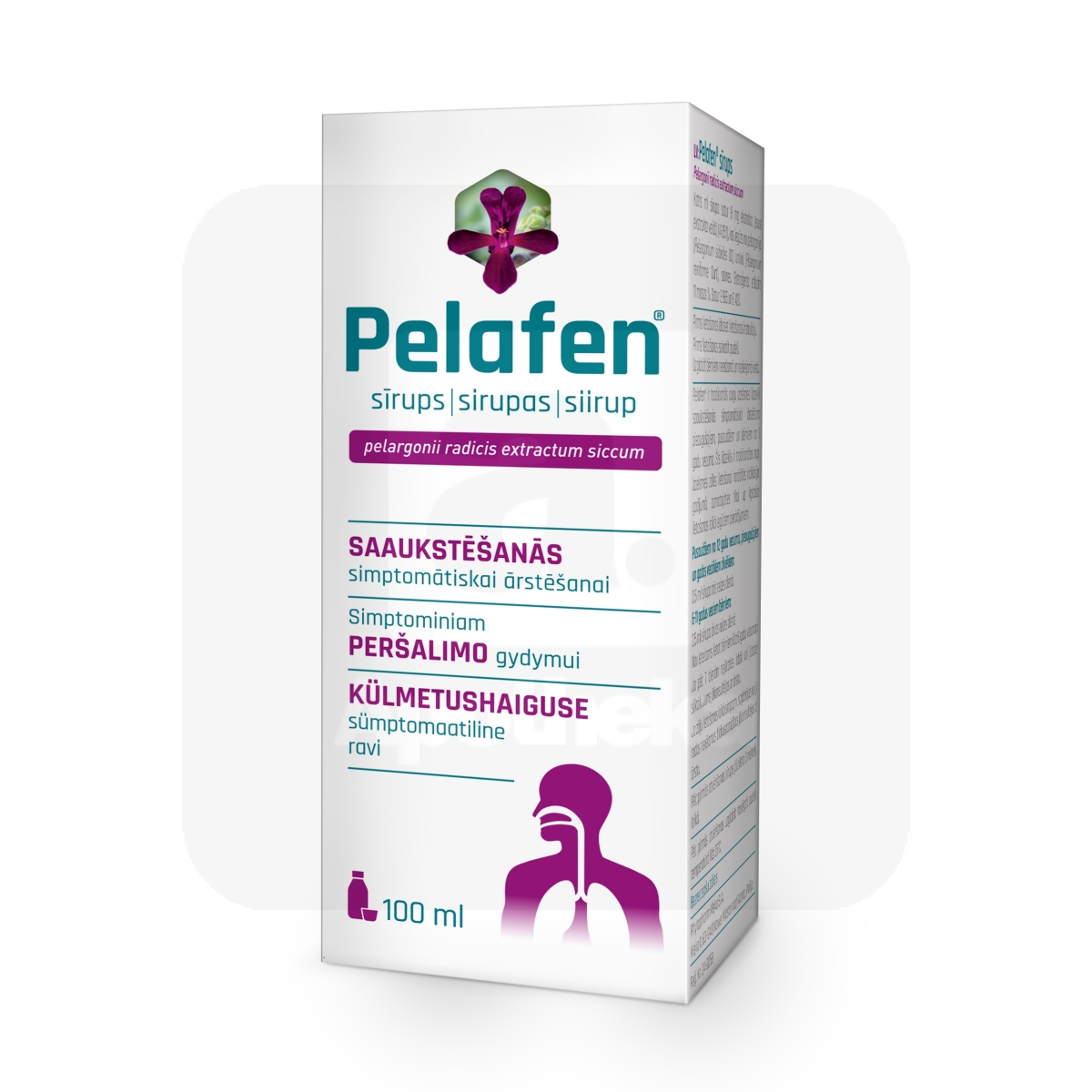 PELAFEN SIIRUP 8MG/ML 100ML - Изображение товара