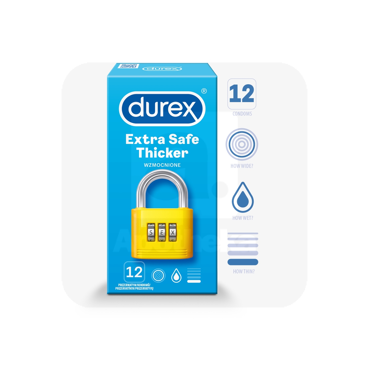 DUREX KONDOOMID EXTRA SAFE N12