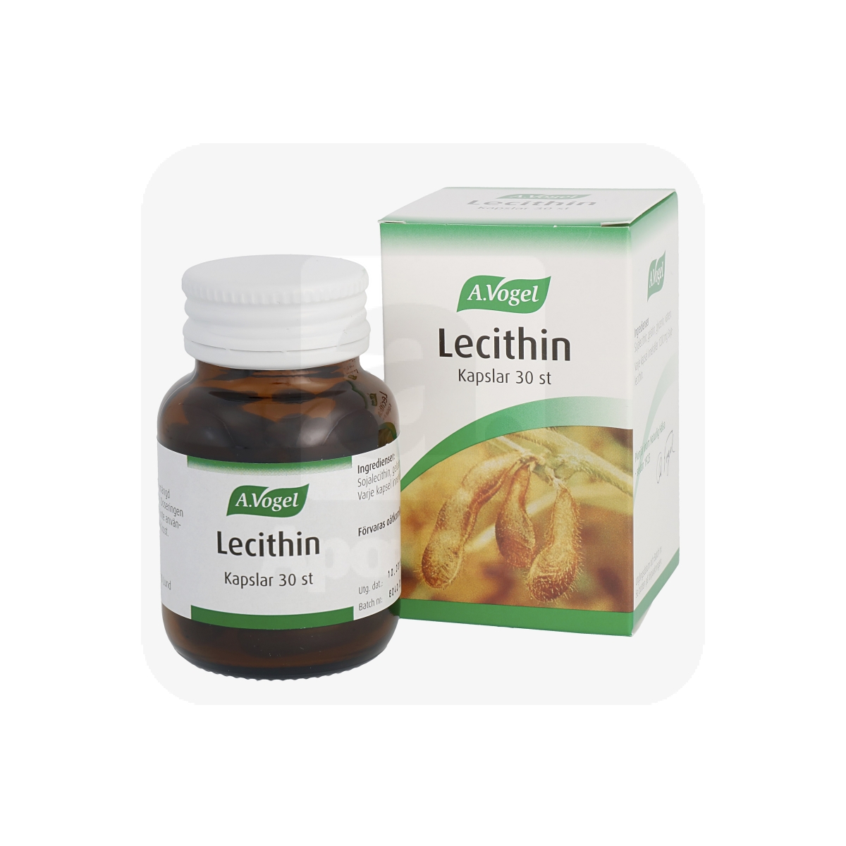 A.VOGEL LECITHIN CAPS 1200MG N30 SOJALETSITIINI KAPSLID - Изображение товара