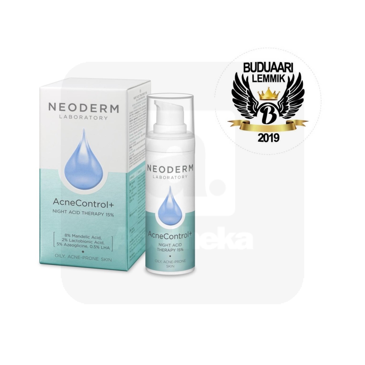 NEODERM ACNECONTROL+ ÖÖSEERUM ACID THERAPY 15% 30ML