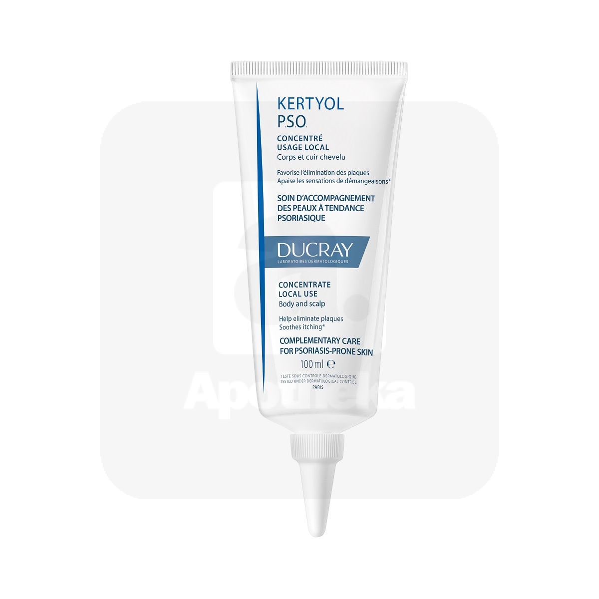 DUCRAY KERTYOL P.S.O. KERATOREDUCING CREAM FOR BODY AND SCALP 100ML - Изображение товара
