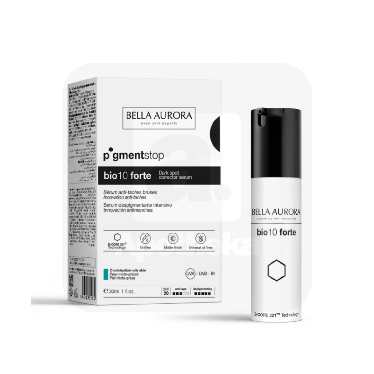 BELLA AURORA BIO10 FORTE ANTI-DARK SPOT SEERUM 30ML - Изображение товара