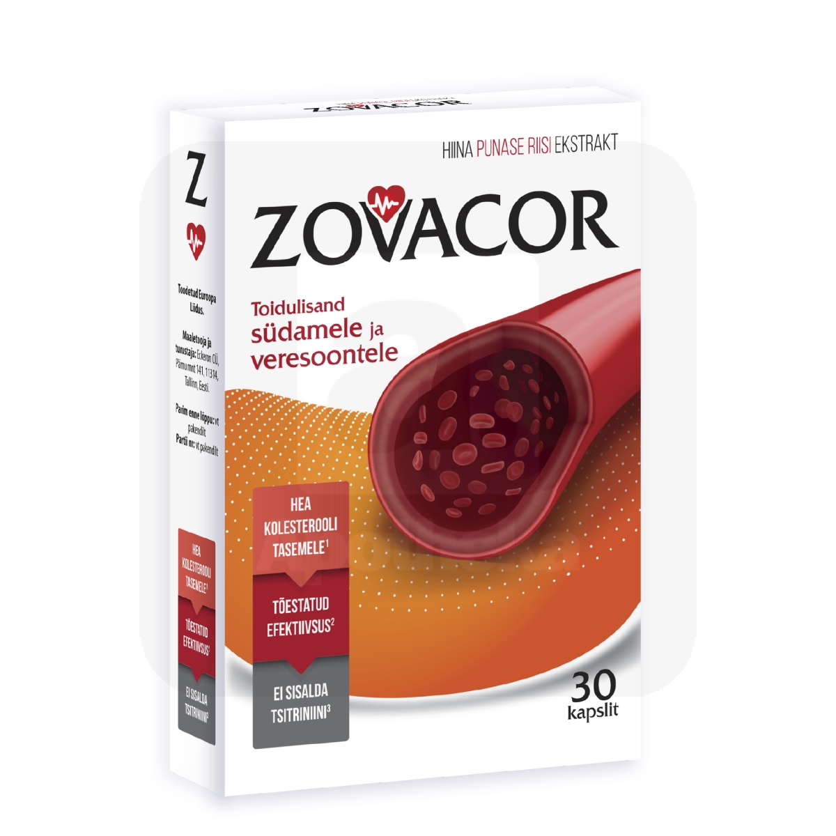 ZOVACOR KAPSLID N30 UUS KOOSTIS - Изображение товара
