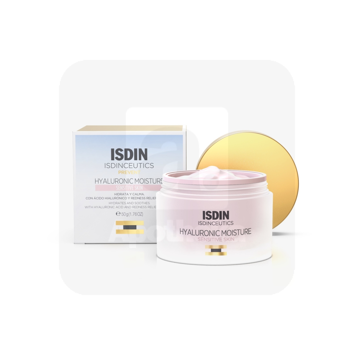 ISDIN NÄOKREEM HÜALUROONHAPPEGA TUNDLIKULE NAHALE 50G - Изображение товара 1
