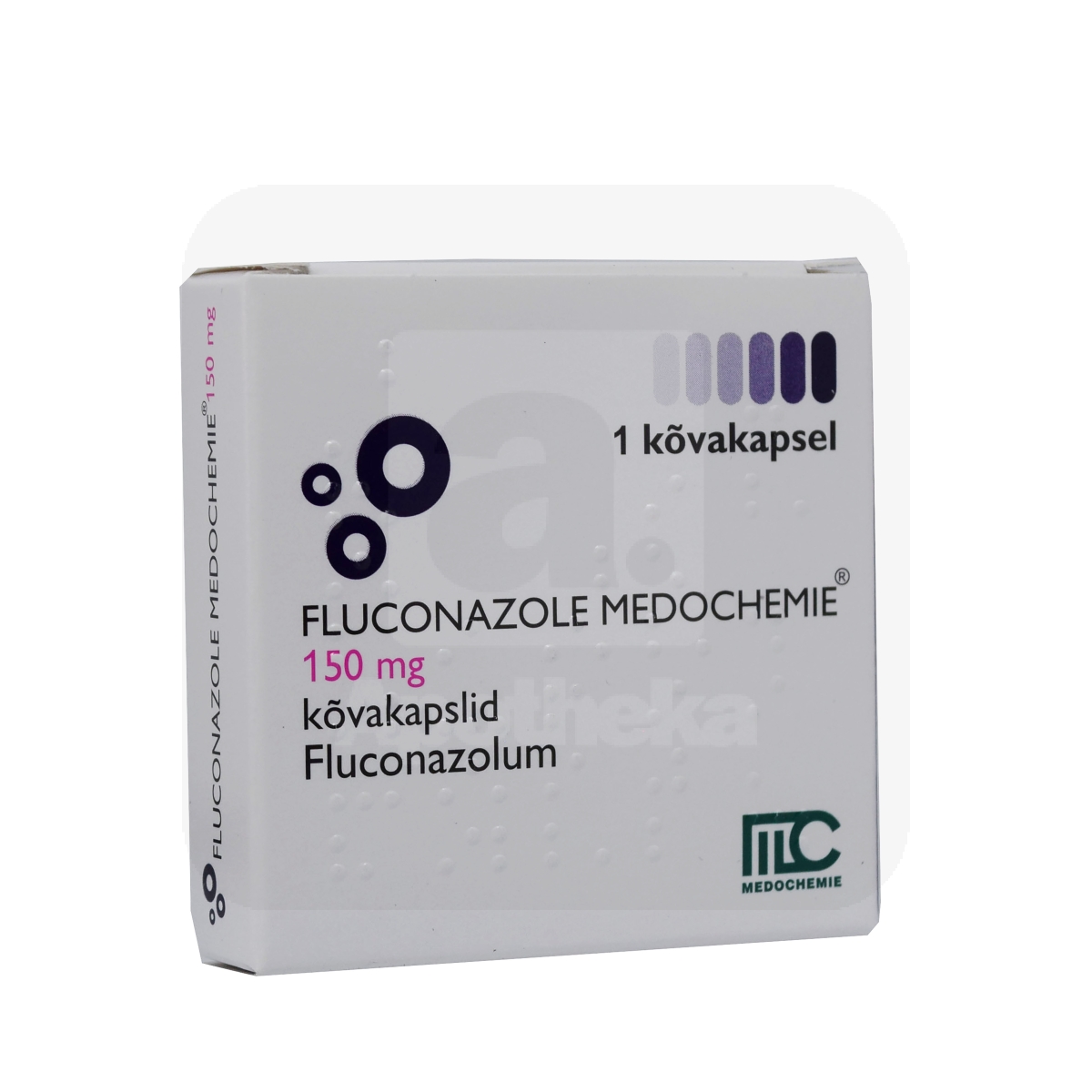 FLUCONAZOLE MEDOCHEMIE KÕVAKAPSEL 150MG N1 - Изображение товара