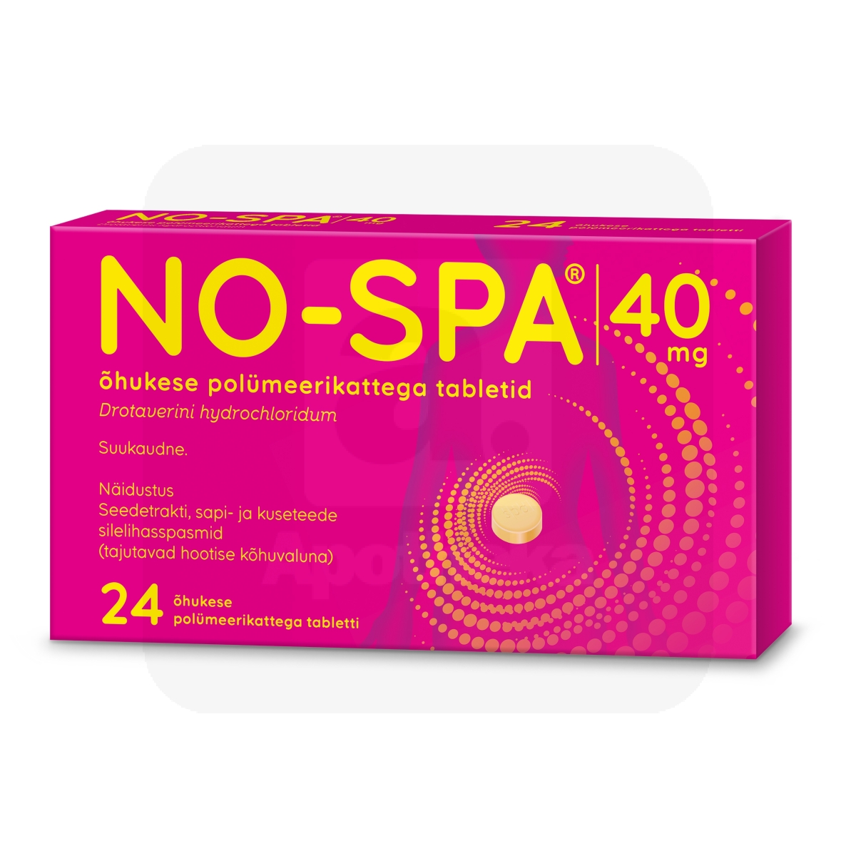 NO-SPA KAETUD TBL 40MG N24 - Изображение товара