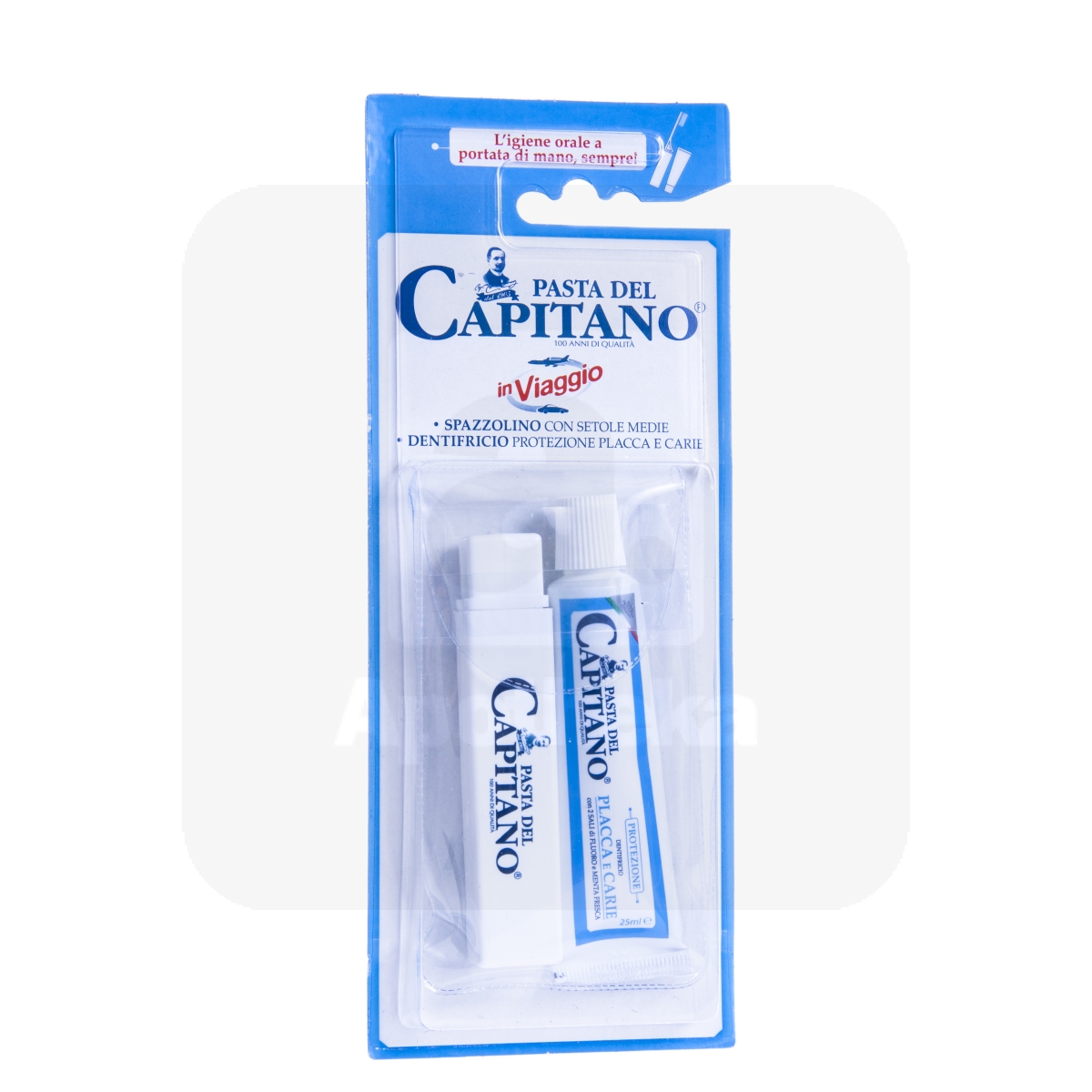 PASTA DEL CAPITANO REISIKOMPLEKT HAMBAHARI+PASTA 25ML - Изображение товара