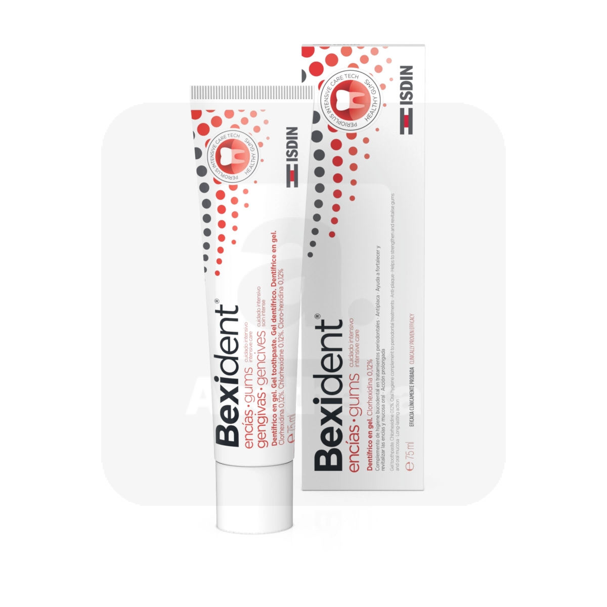 ISDIN BEXIDENT GEELHAMBAPASTA INTENSIIVNE HOOLDUS 75ML - Изображение товара
