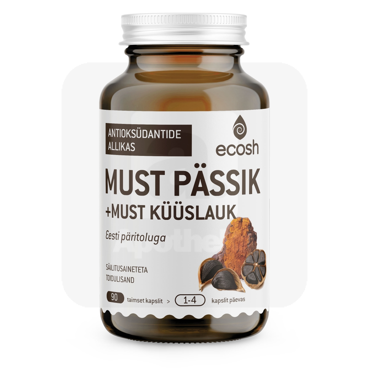 ECOSH MUST PÄSSIK+MUST KÜÜSLAUK KAPSLID N90 - Изображение товара