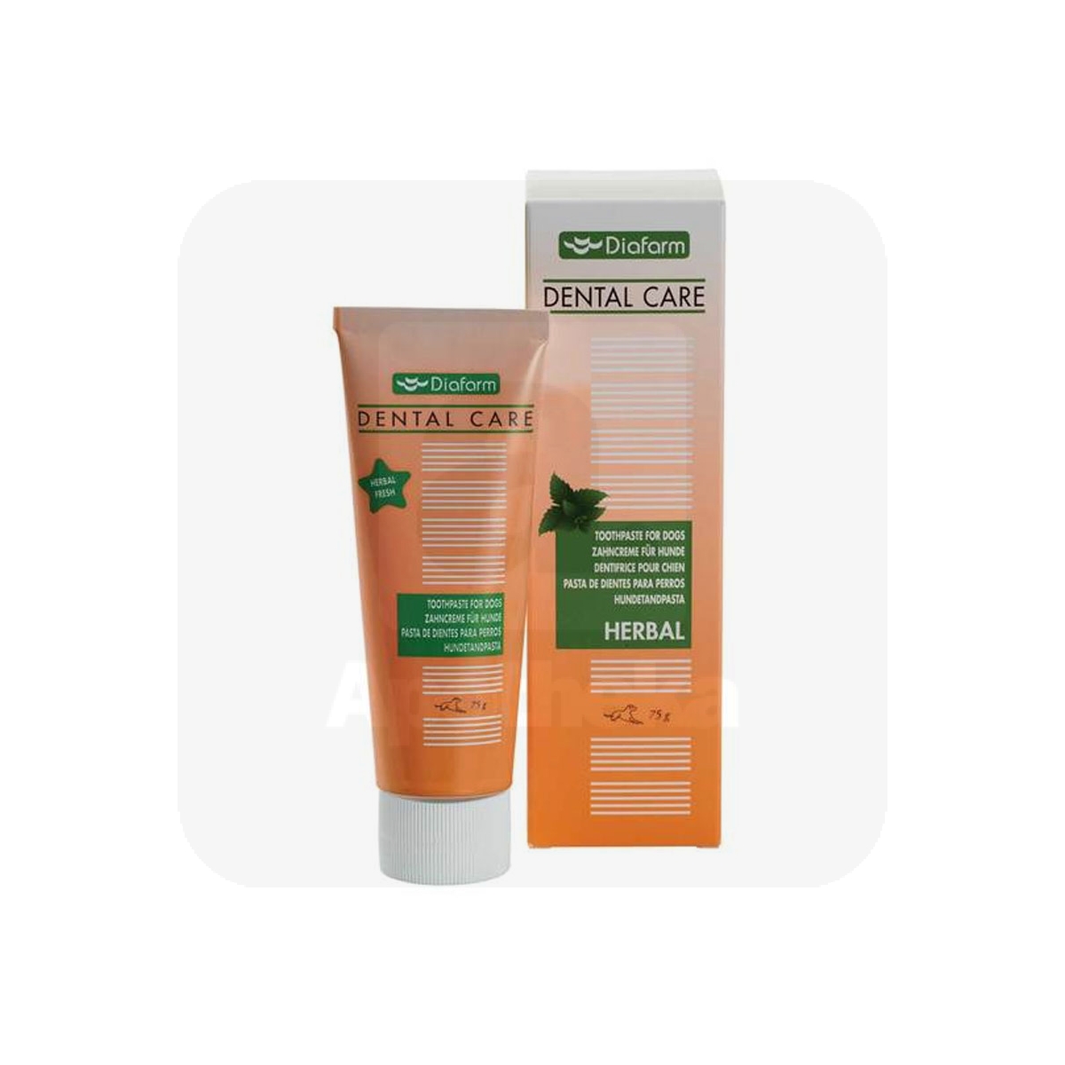 Diafarm Herbal зубная паста для собак, 75 г. - Изображение товара