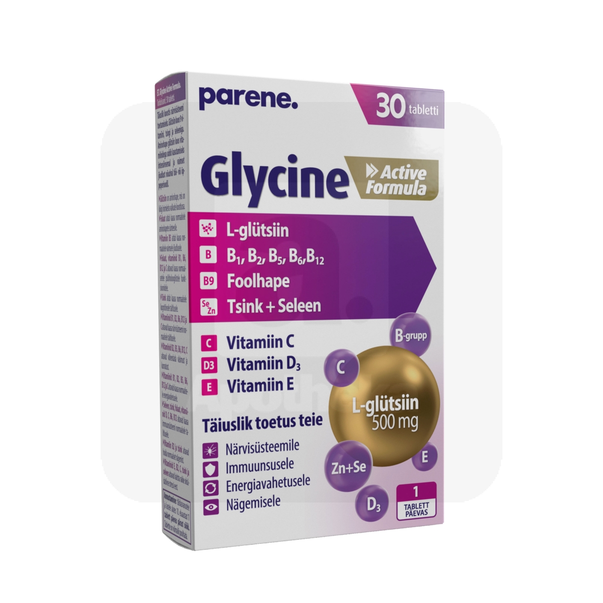 PARENE GLYCINE ACTIVE FORMULA N30 - Изображение товара