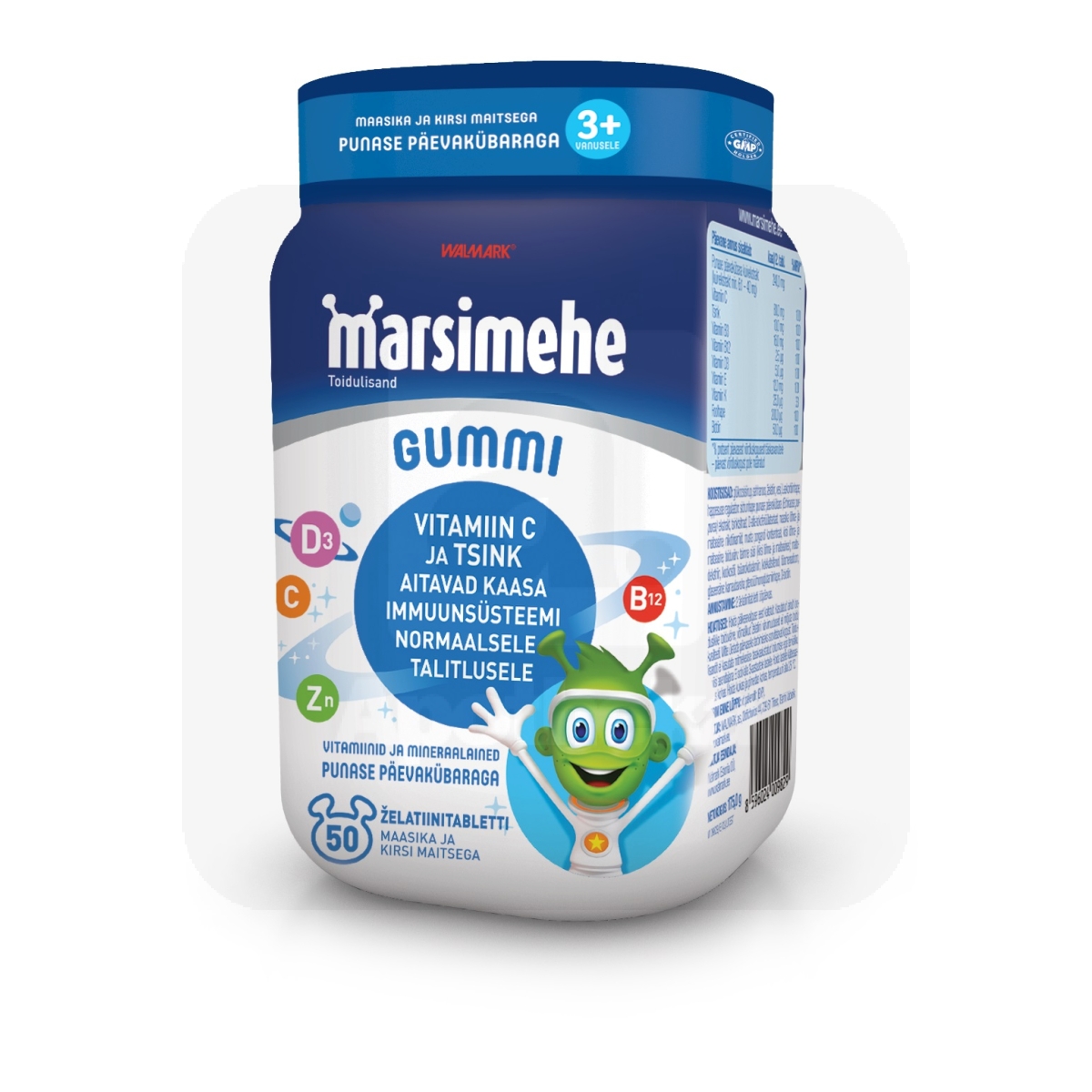MARSIMEHE GUMMI PUNASE PÄEVAKÜBARAGA N50 - Изображение товара