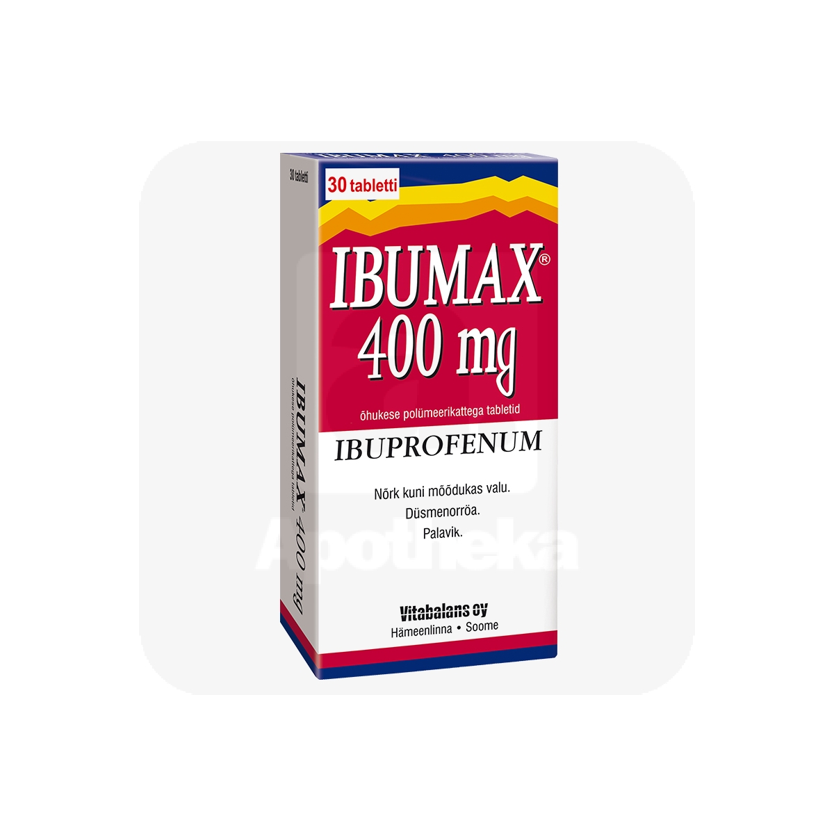 IBUMAX TBL 400MG N30 - Изображение товара