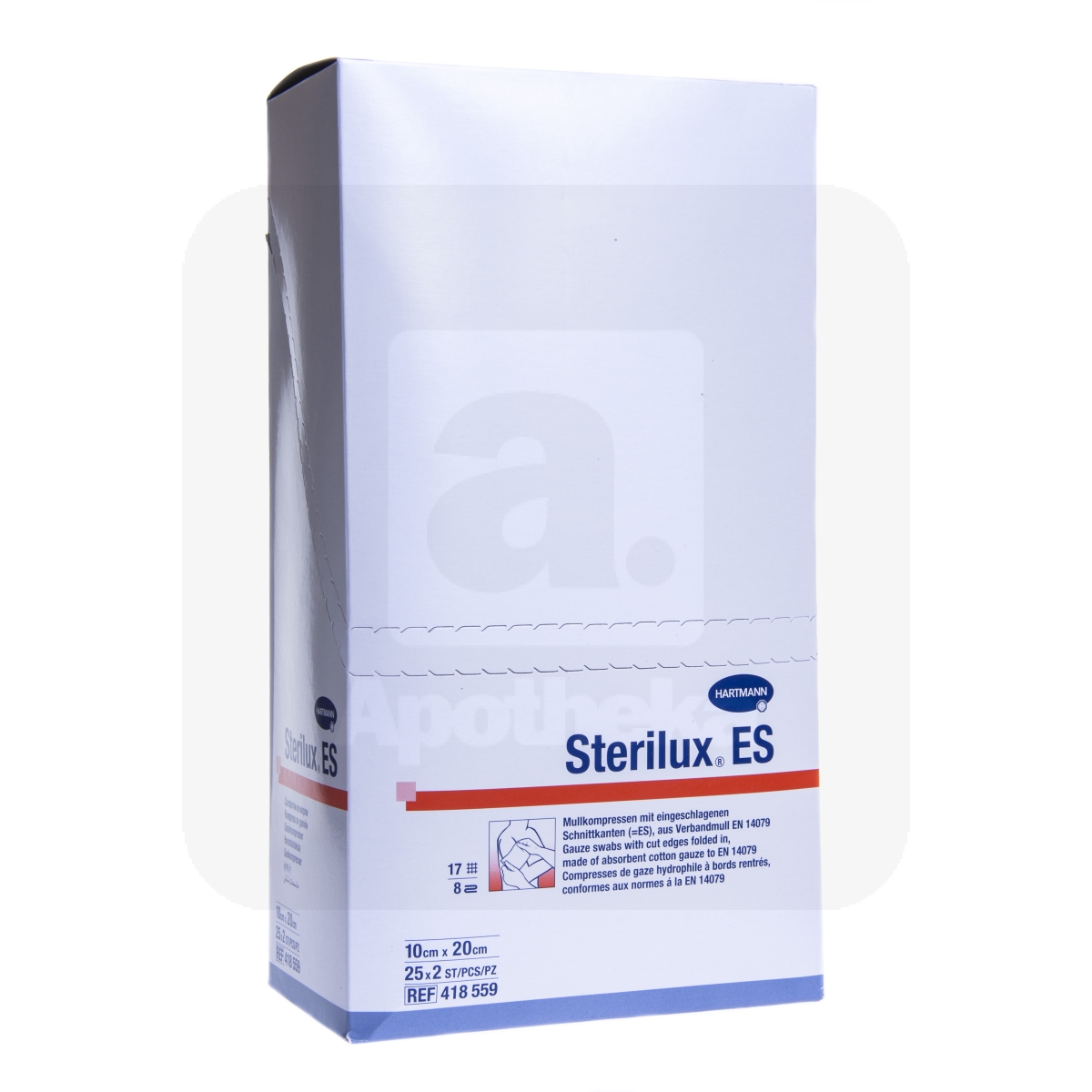 MARLI SALVRÄTIKUD STER. STERILUX ES 10X20CM N2X25 /418559/ - Изображение товара