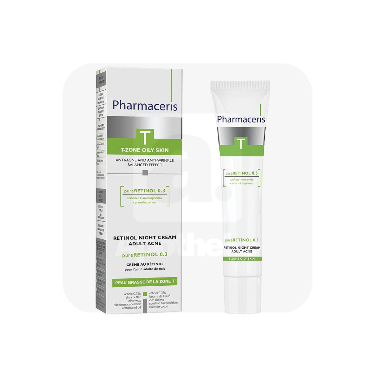 PHARMACERIS T PURE-RETINOL 0,3% ÖÖKREEM 40ML - Изображение товара 1
