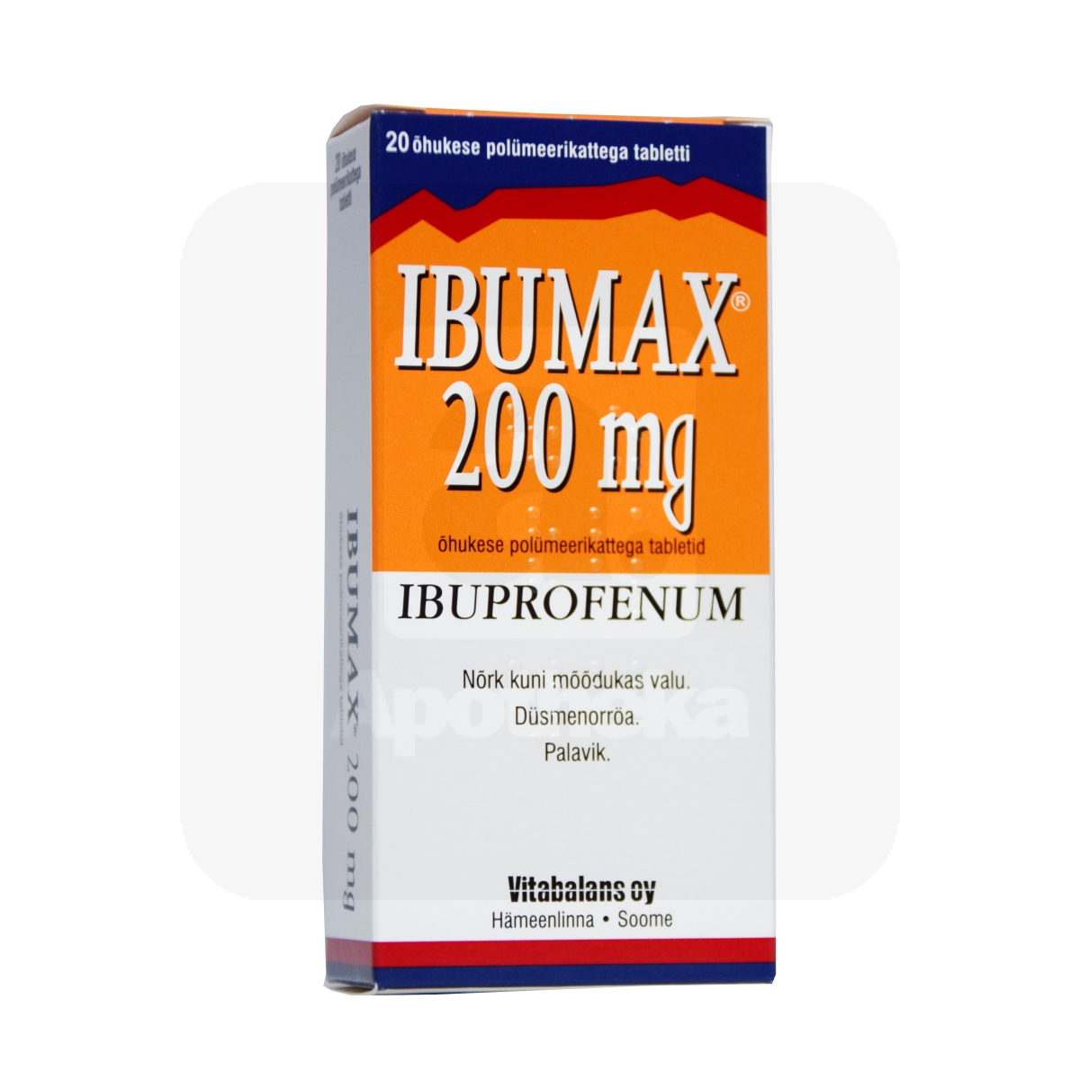 IBUMAX TBL 200MG N20 - Изображение товара
