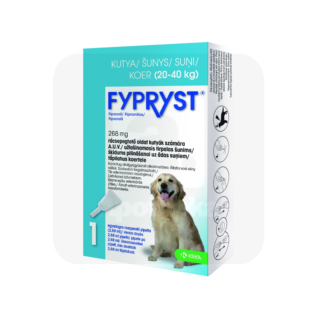FYPRYST TÄPILAHUS 268MG/2,68ML 2,68ML N1 (20-40KG) - Изображение товара