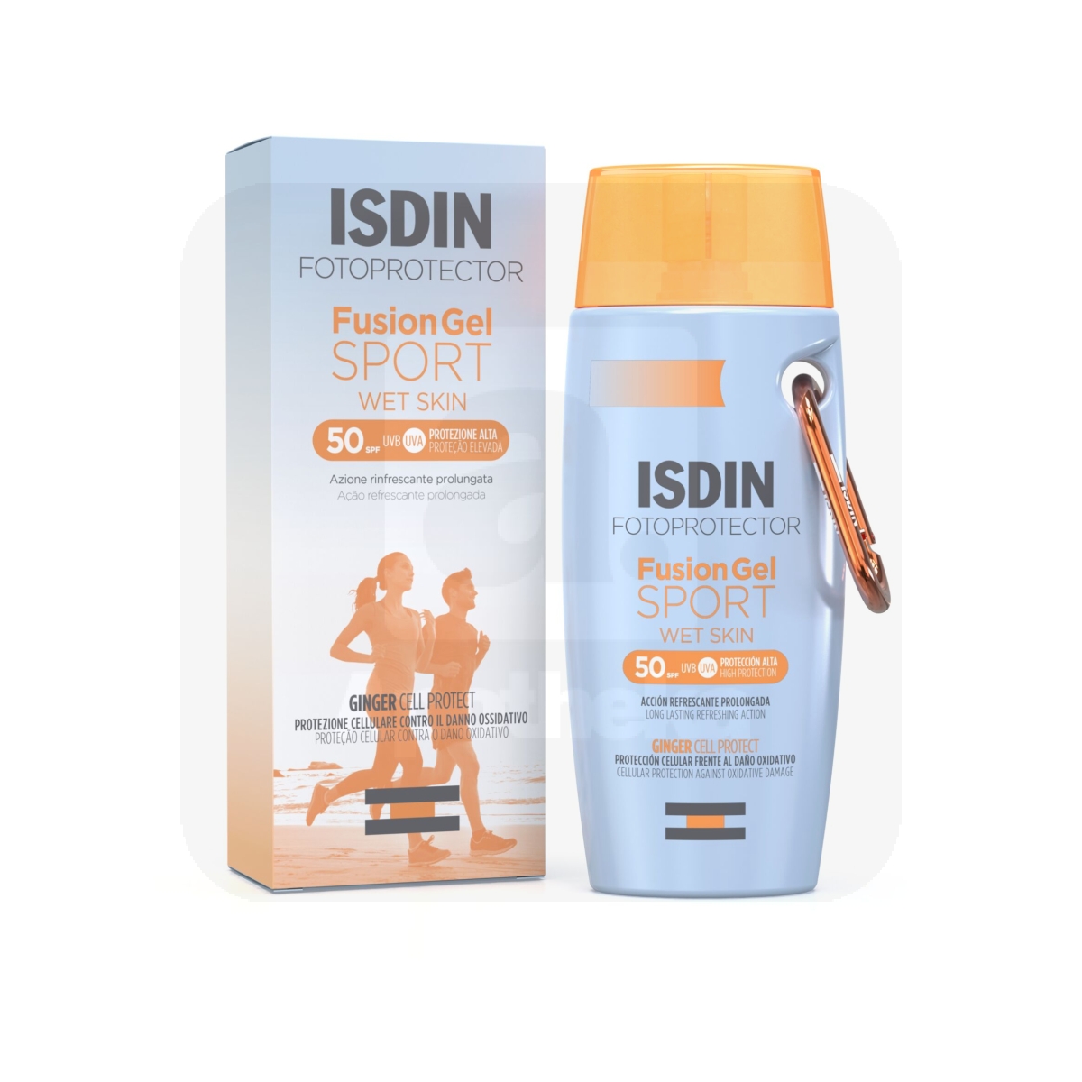 ISDIN SUN PÄIKSEKAITSEGEEL-KREEM SPORT SPF50 100ML - Изображение товара 1